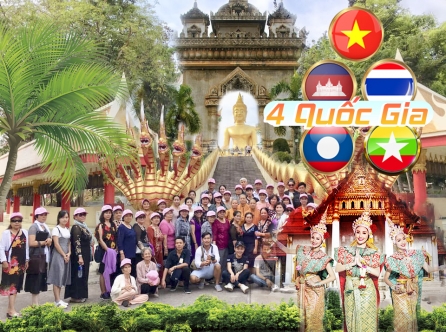 TOUR CAMPUCHIA - THÁI LAN - LÀO - MYANMAR 2023 (TOUR 4 NƯỚC)