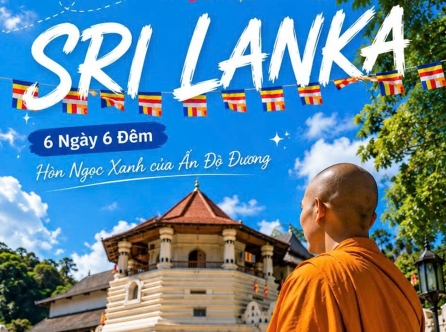 HÀNH HƯƠNG SRILANKA ĐẤT PHẬT TÍCH LAN 2026