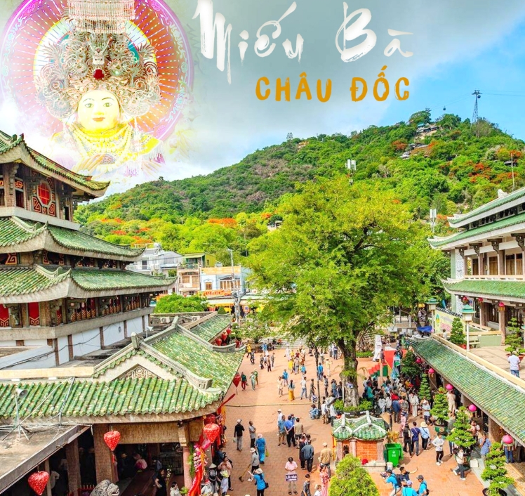 DU LỊCH CHÂU ĐỐC - MIẾU BÀ CHÚA XỨ - CẦN THƠ