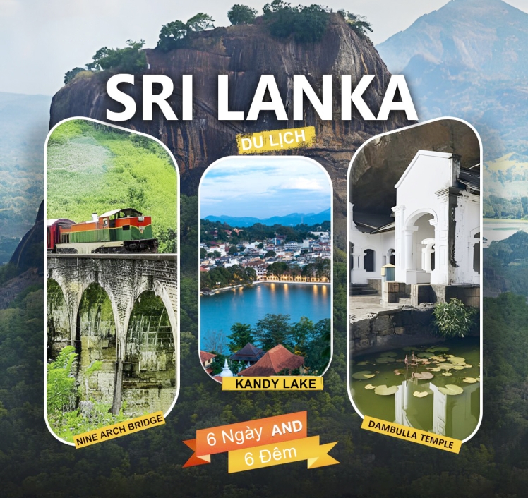 HÀNH HƯƠNG SRILANKA ĐẤT PHẬT TÍCH LAN 2025